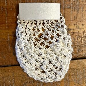 💥3/$10💥 Vintage Satin Hair Clip With Crochet Hair Net